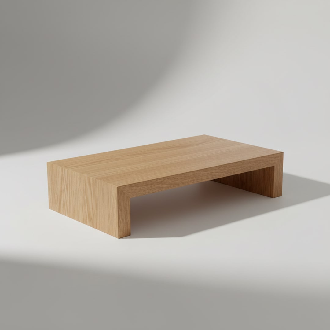 Oak Monitor Riser