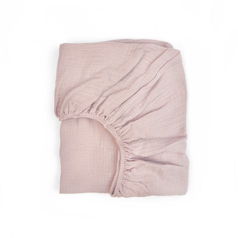 Babyshower - Crib Fitted Sheet - Nude Powder — Klein Studio