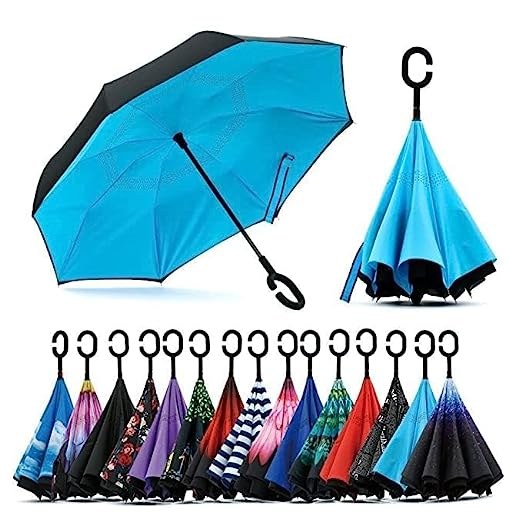 Double Layer Inverted Umbrella Big Size for Rain — Klein Studio