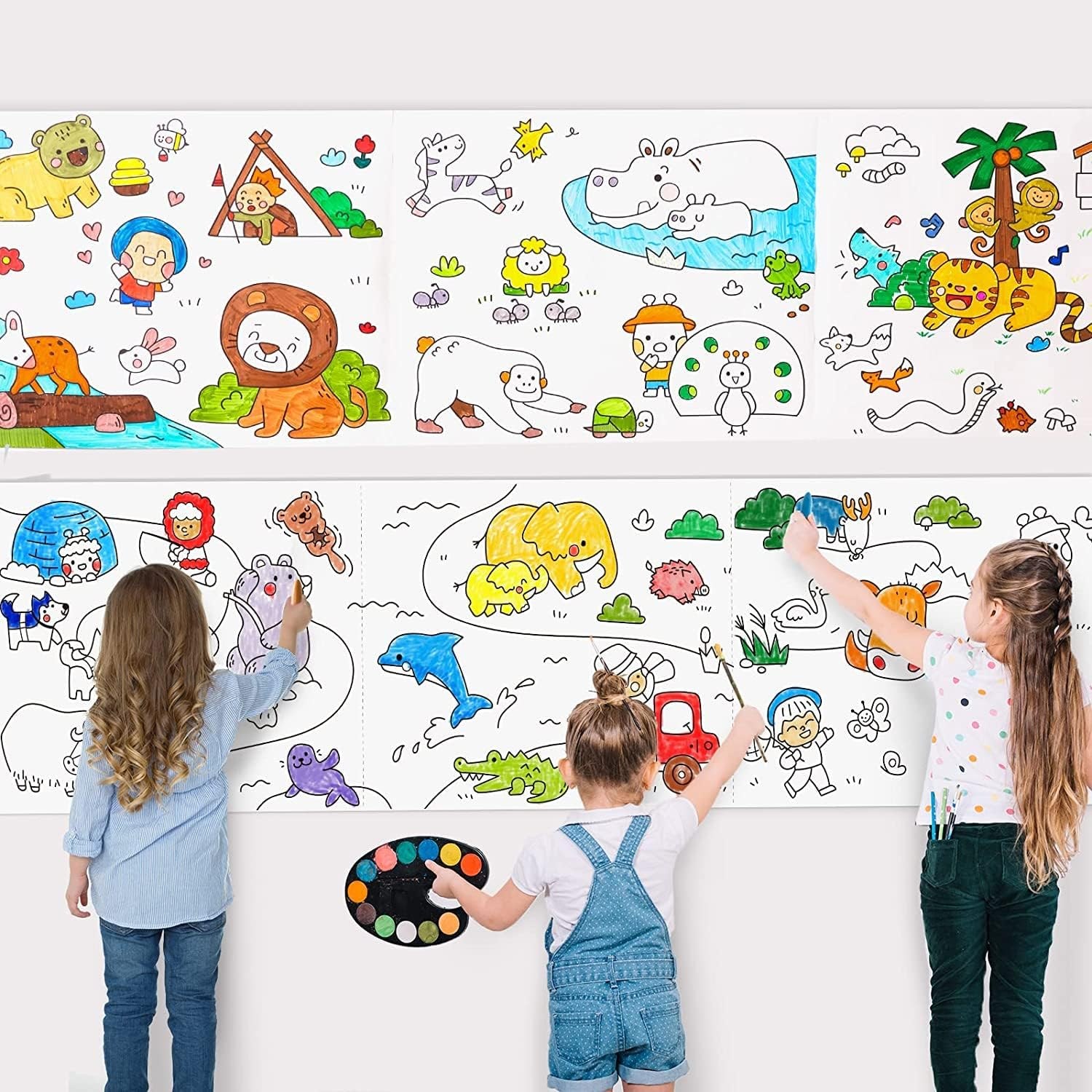 Drawing Paper Roll Sheet Book for kids (30*300 cm)with adhesive — Klein Studio