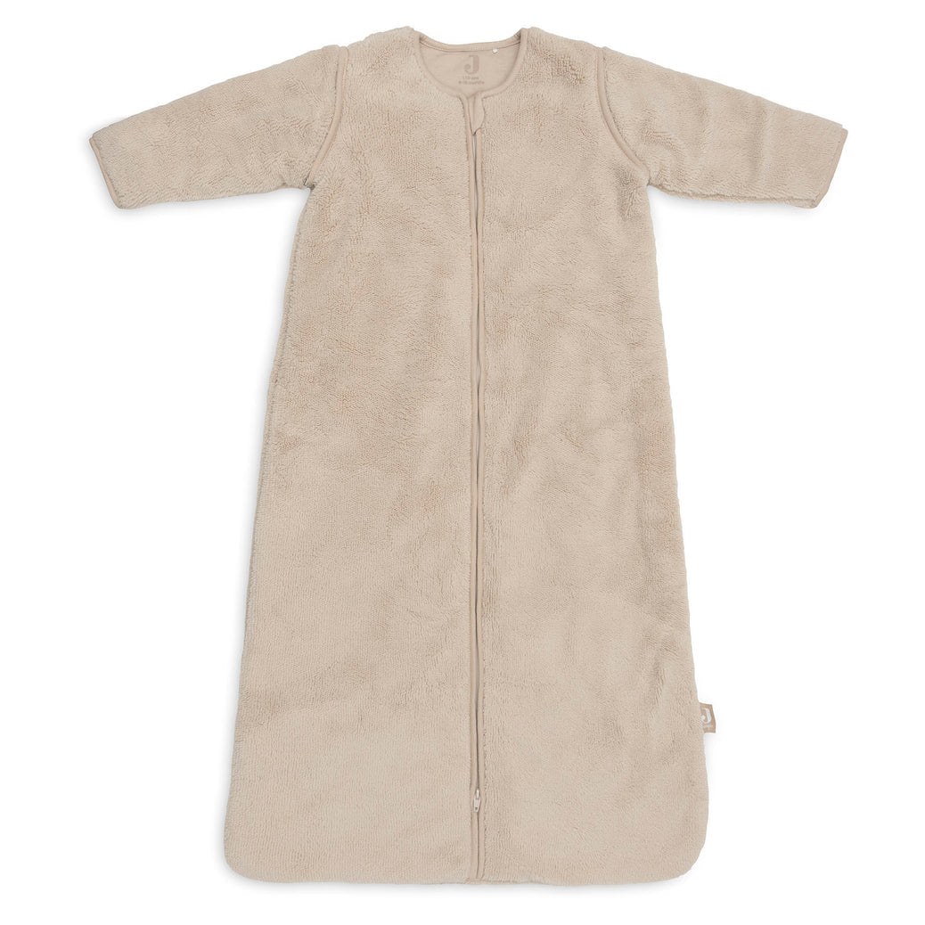 Jollein - Sleeping Bag with Removable Sleeves 110cm - Fluffy Sand — Klein Studio