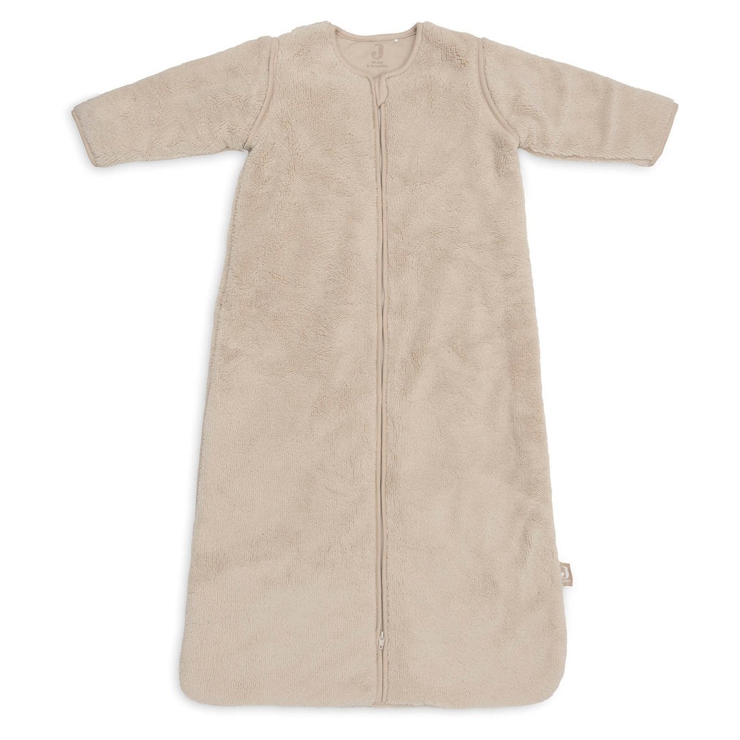 Jollein - Sleeping Bag with Removable Sleeves 90cm - Fluffy Sand — Klein Studio