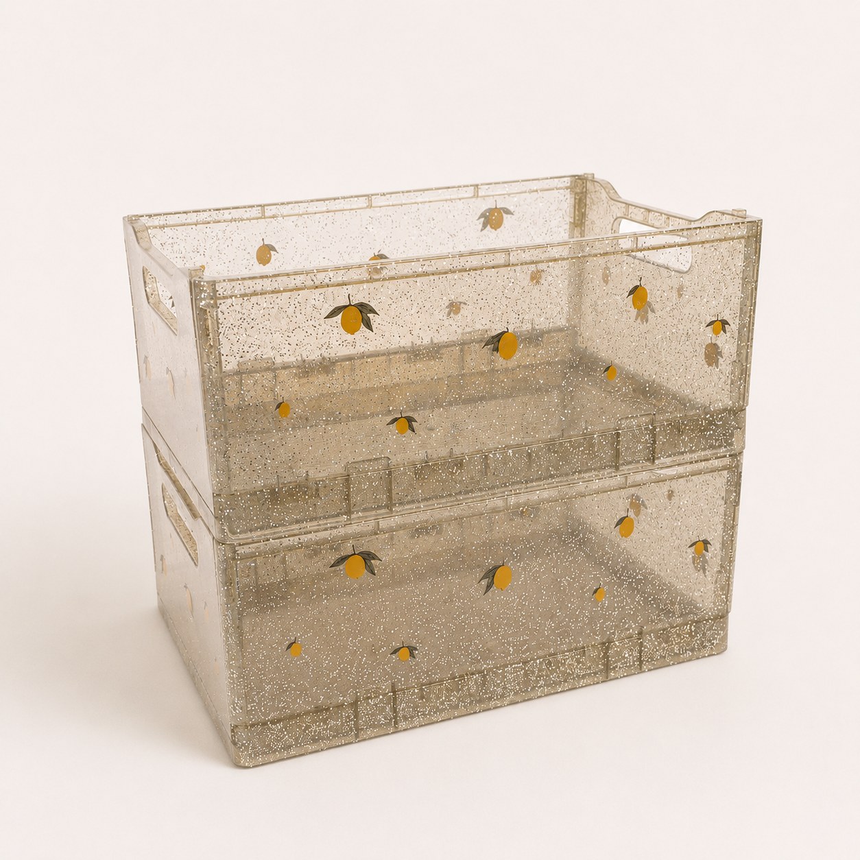 Konges Slojd – Glitter Storage Boxes – Sparkling Blue (2 Pack) — Klein Studio
