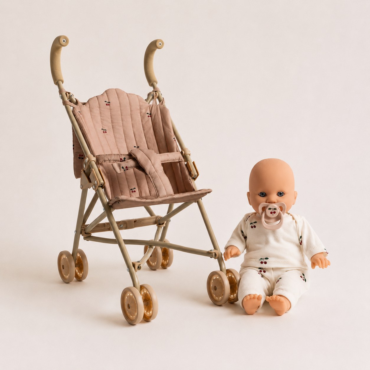 Konges Slojd - Elli Doll & Stroller Bundle - Cherry Blush — Klein Studio