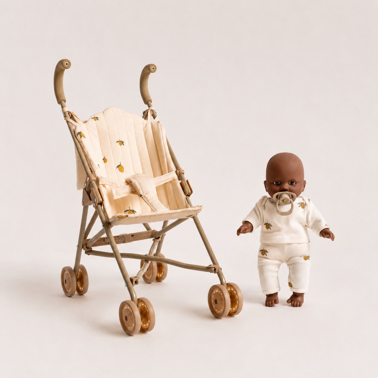 Konges Slojd - Billie The Doll & Stroller Bundle - Lemon — Klein Studio