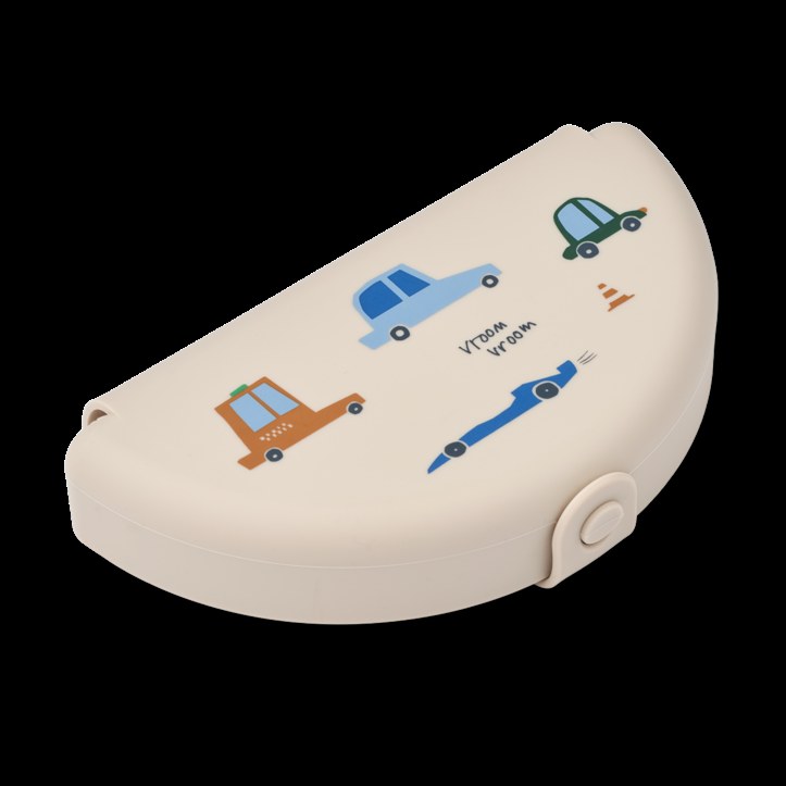 Liewood - Eugene Foldable Snack Box - Cars / Sandy — Klein Studio