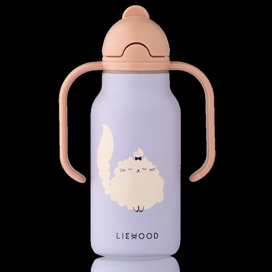 Liewood - Kimmie Bottle - Cat / Warm Lilac — Klein Studio