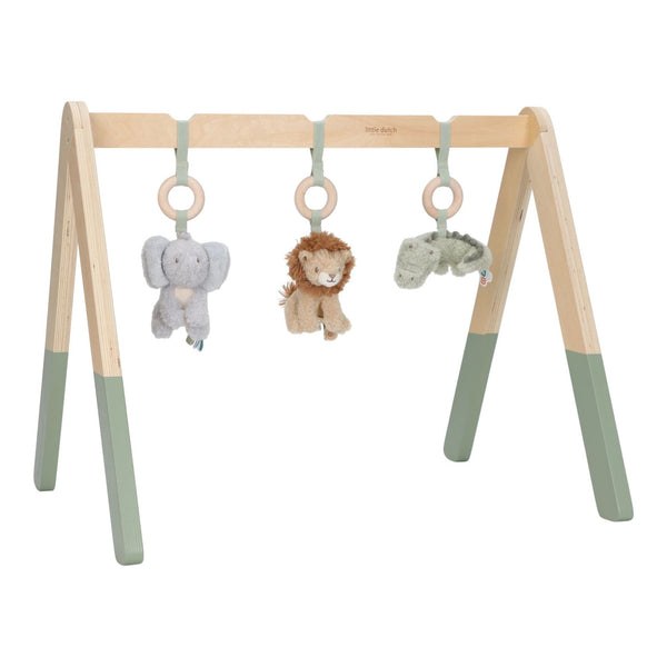 Little Dutch – Baby Gym Wooden – Safari Friends — Klein Studio