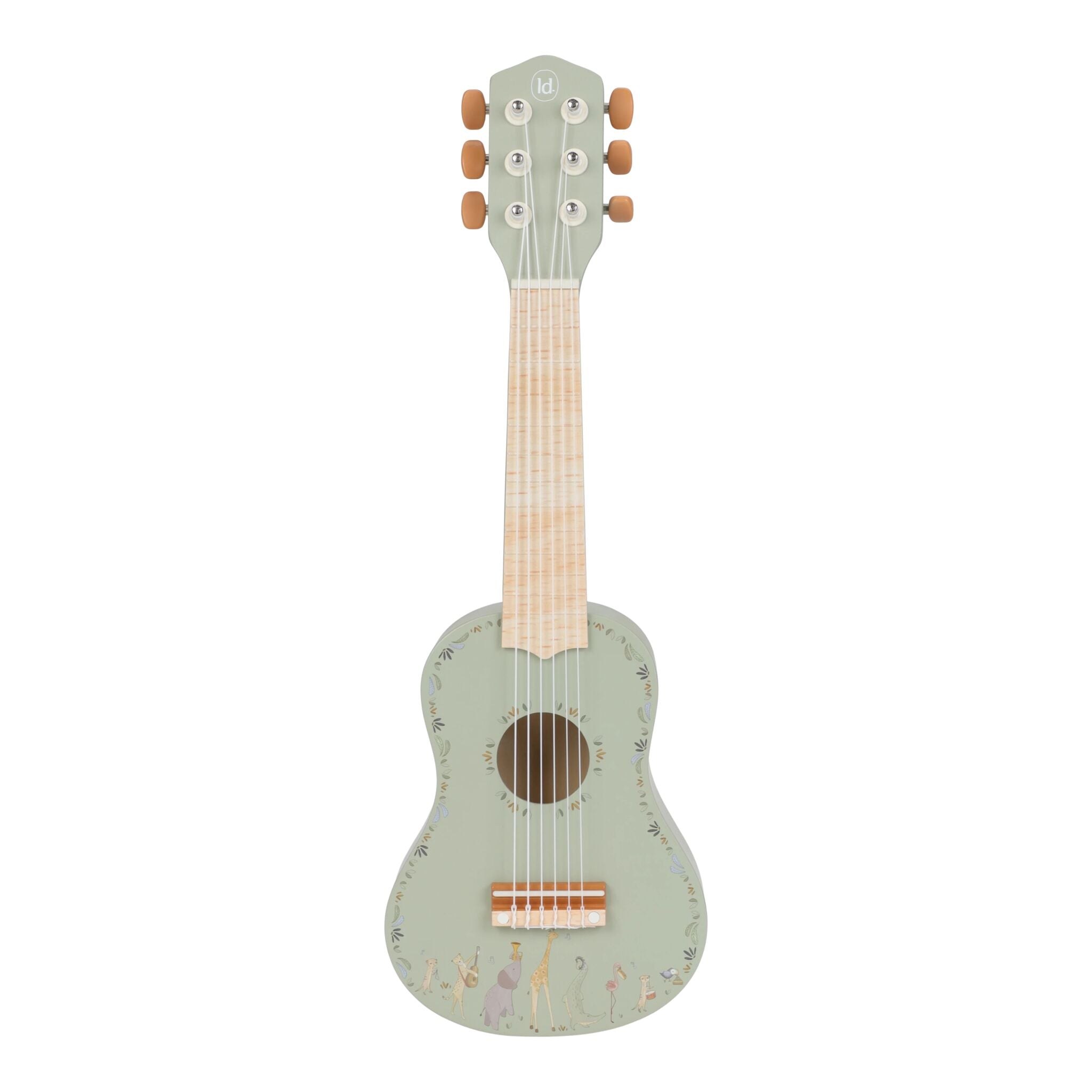 Little Dutch – Green Wooden Guitar – Safari Friends — Klein Studio