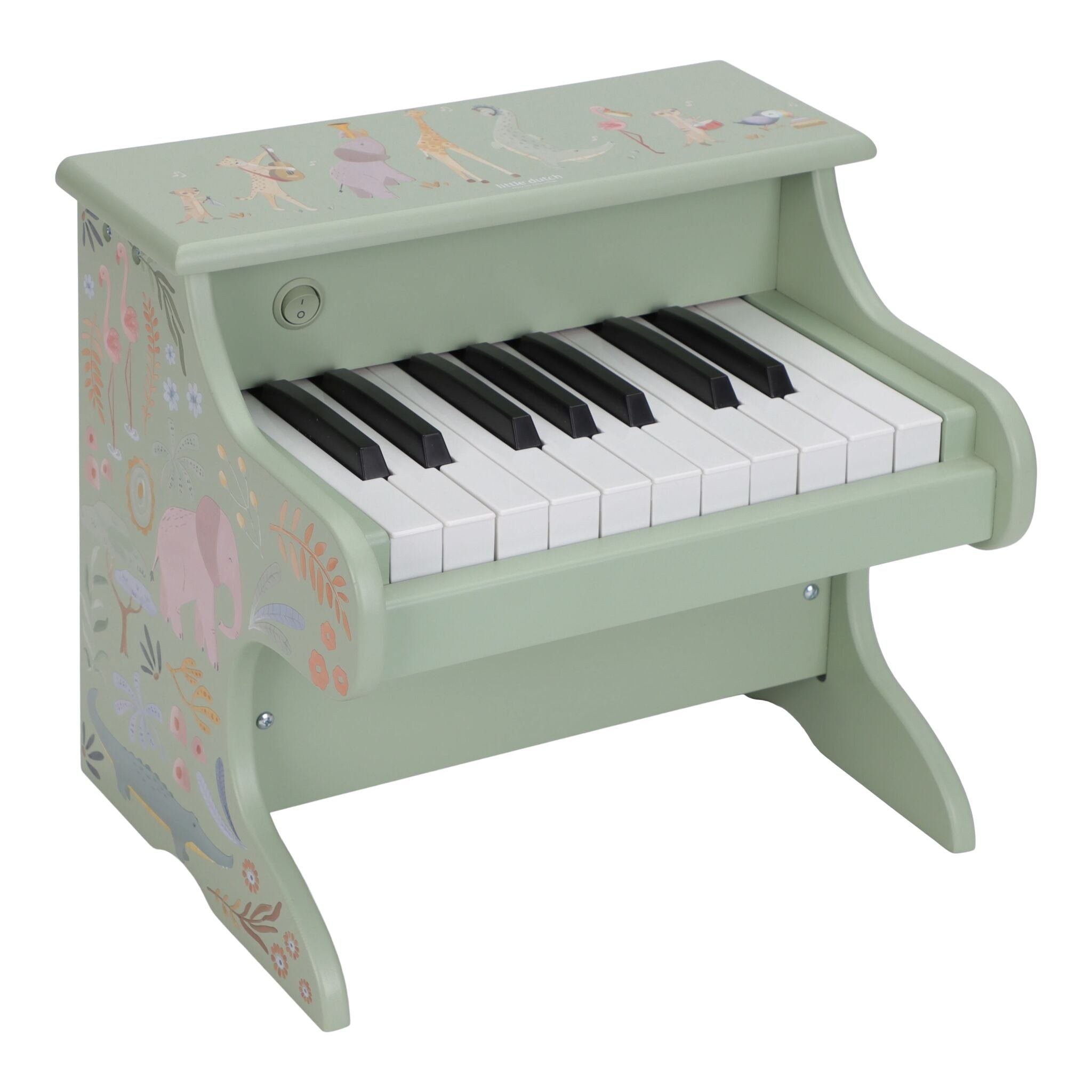 Little Dutch – Green Wooden Piano – Safari Friends — Klein Studio