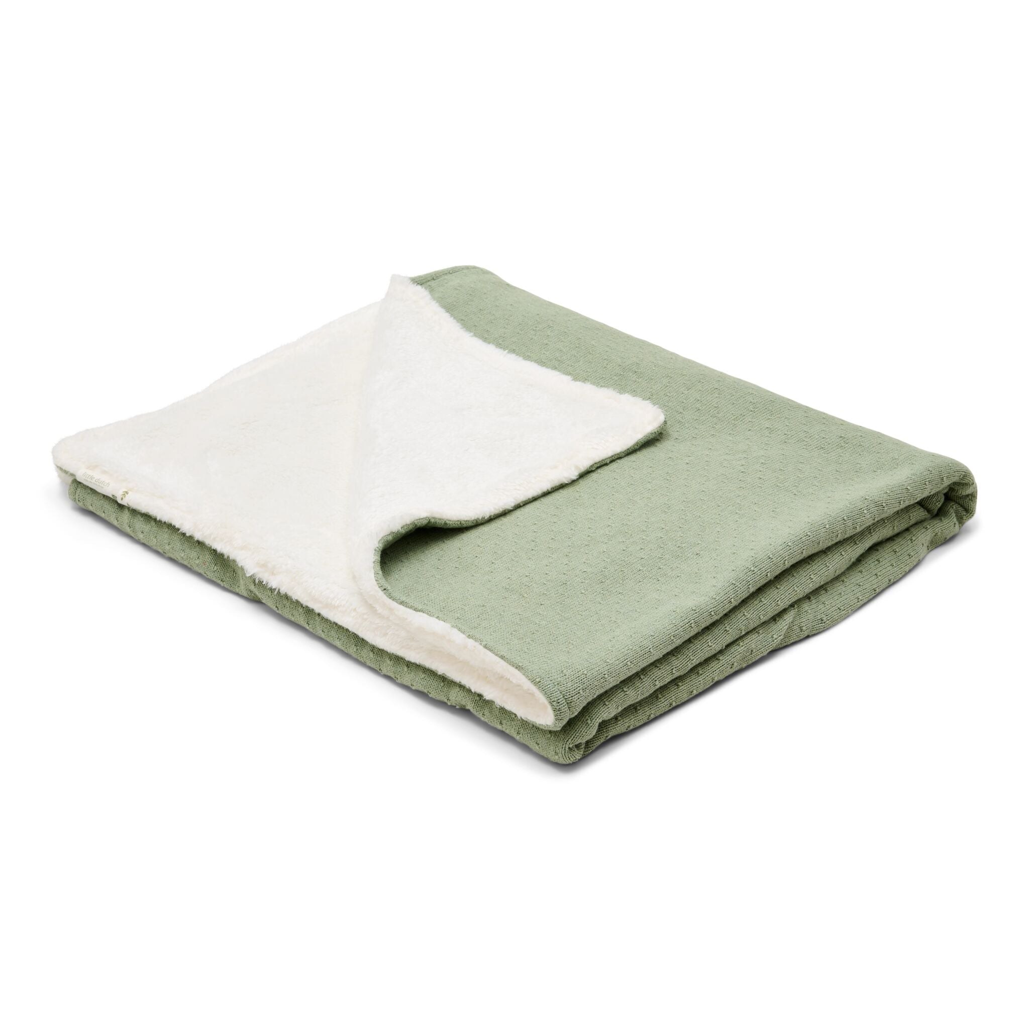 Little Dutch - Knitted Bassinet Blanket - Pure Sage — Klein Studio