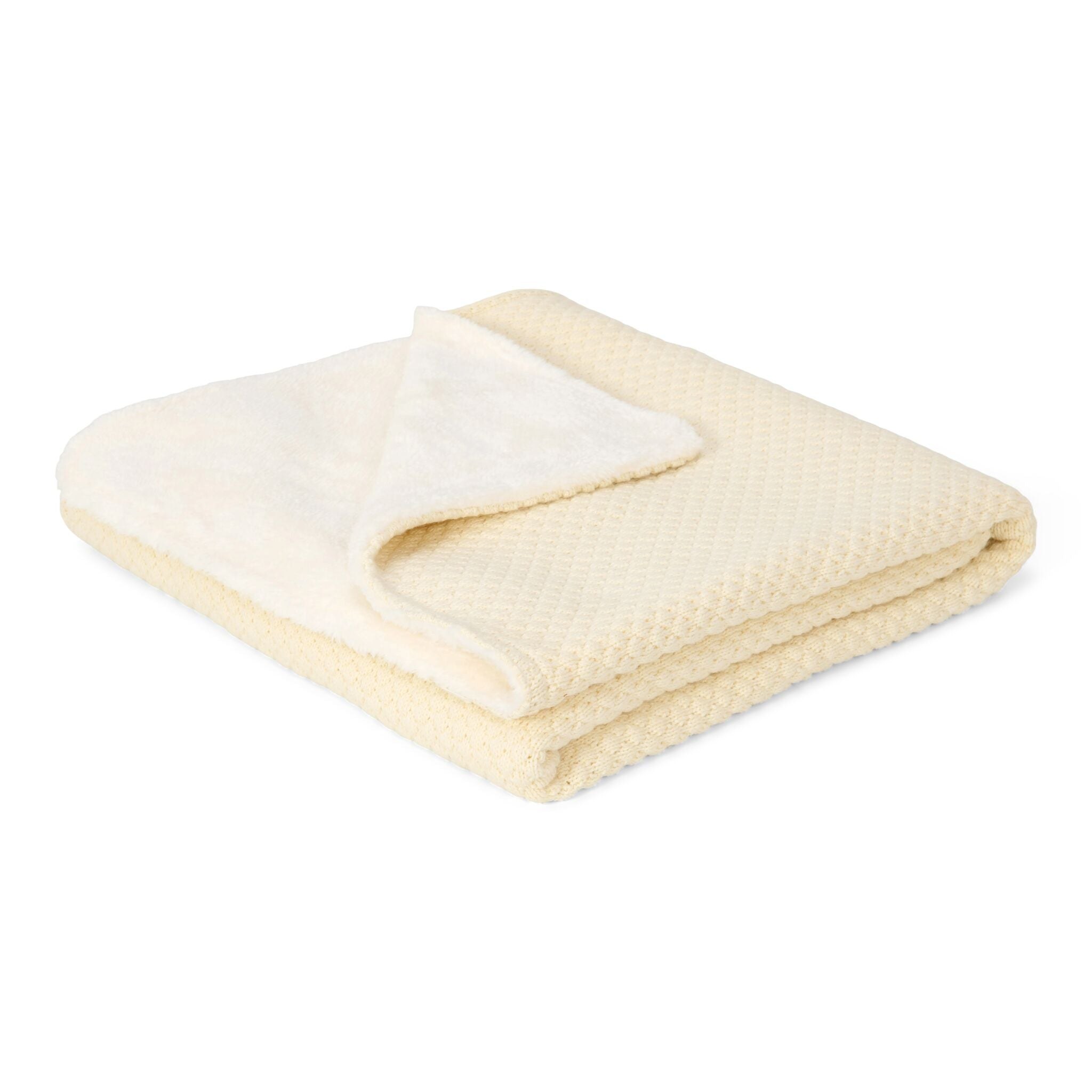 Little Dutch - Knitted Bassinet Blanket - Pure Soft White — Klein Studio