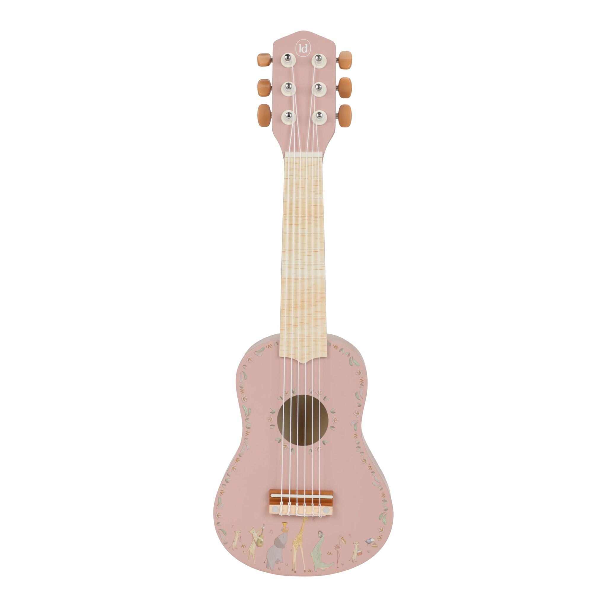 Little Dutch – Pink Wooden Guitar – Safari Friends — Klein Studio