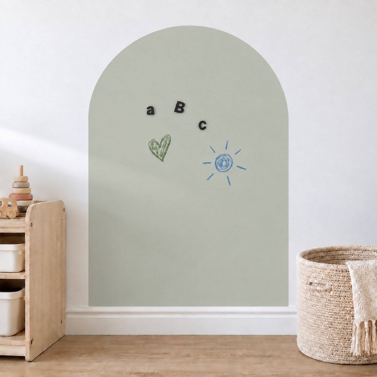 Mabel & Fox - Magnetic Wall Decal - Sage Green — Klein Studio